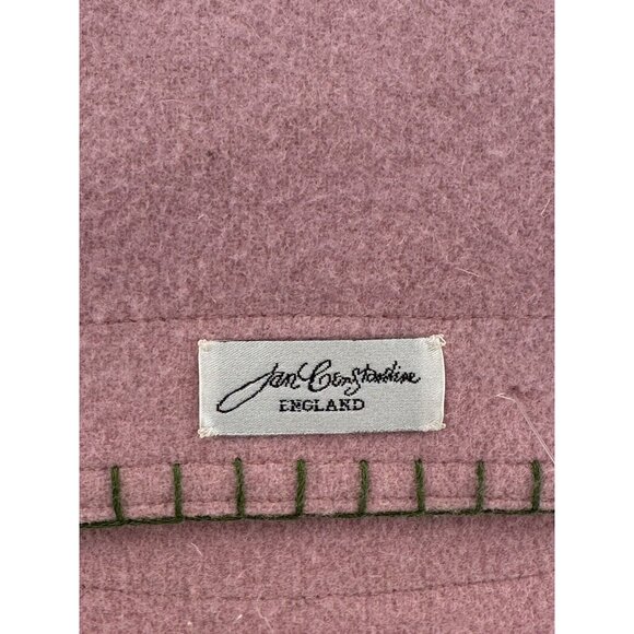 Jan Constantine England 100% Wool Thrown Pillow Feathers Filled Tropical Toucan - Picture 8 of 11